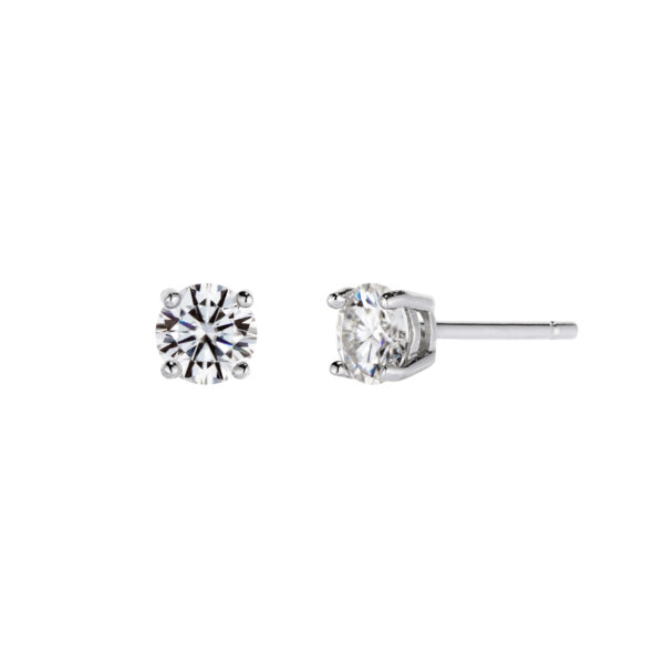 솔리테어 스터드 이어링 0.5캐럿 (Solitaire Stud Earrings)