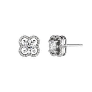 클로버 이어링 0.5캐럿 (4Leaf Clover Earrings)