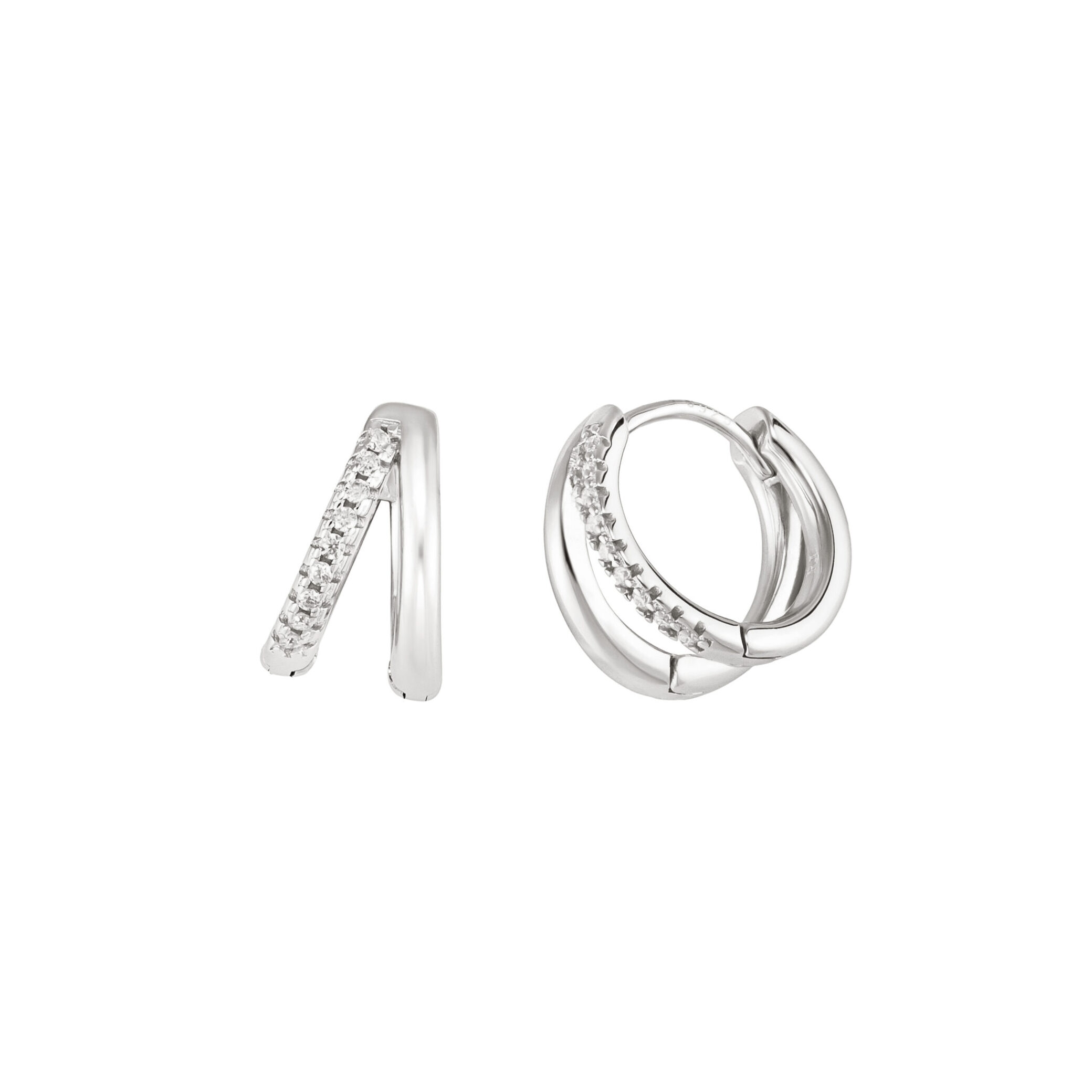 더블 후프 이어링 (Double Hoop Earrings)